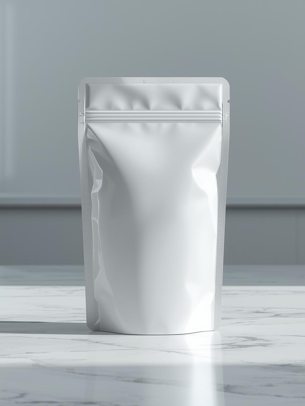 white HDPE foil pharmaceutical pouch 4